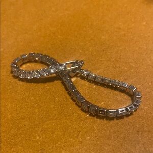 Elegant Silver Infinity Tennis Bracelet